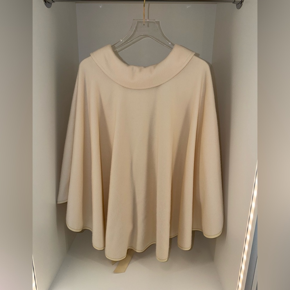 Chic Cream Women's Poncho